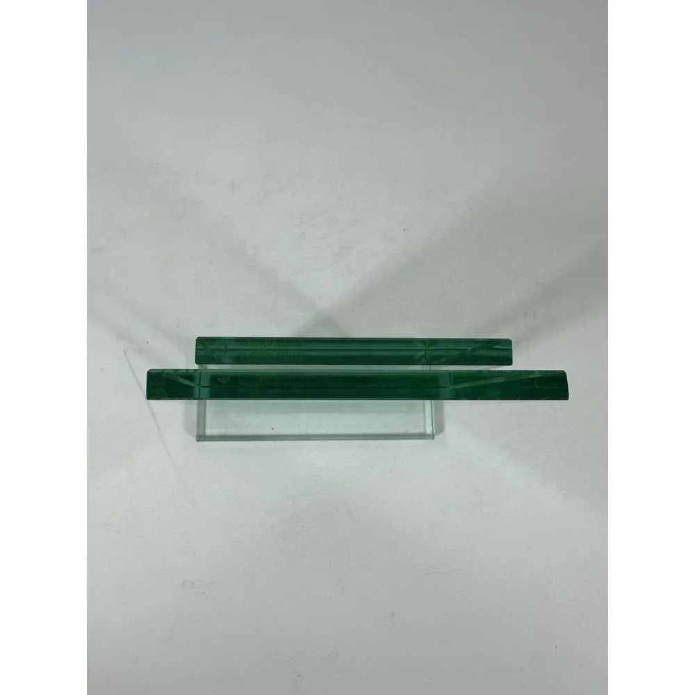 Jade Green Glass Picture Frame 3.5 X 5 Photo Free Standing Table Top Modern